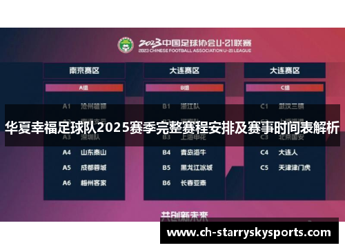 华夏幸福足球队2025赛季完整赛程安排及赛事时间表解析